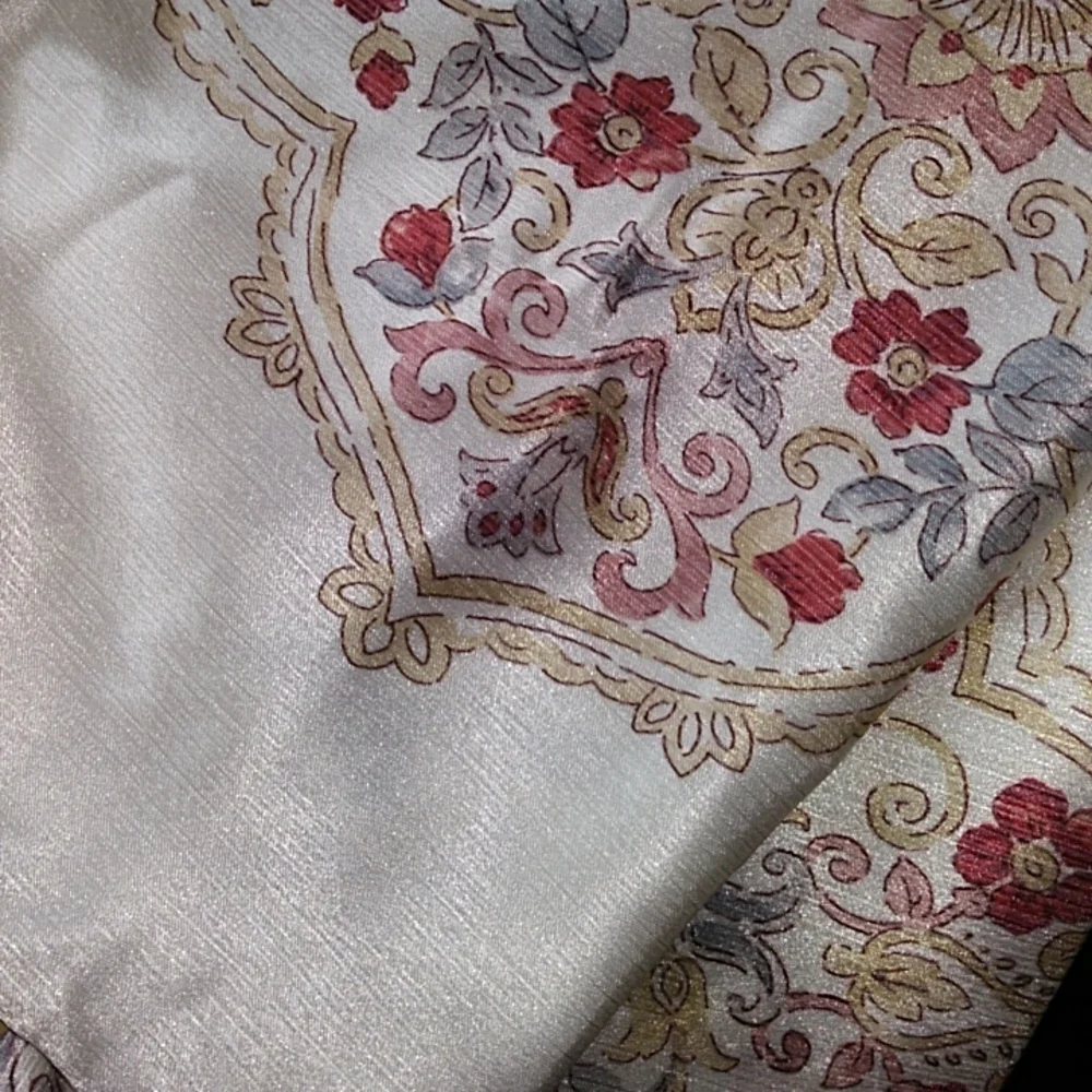 JCPenney Rod Pocket Curtain Panels Floral Medallion 2 NEW